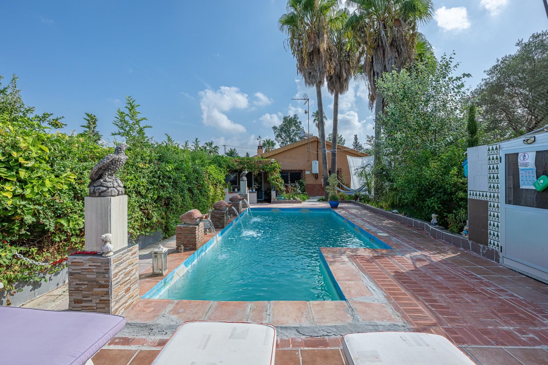 Swimming pool of House or chalet for sale in Cártama