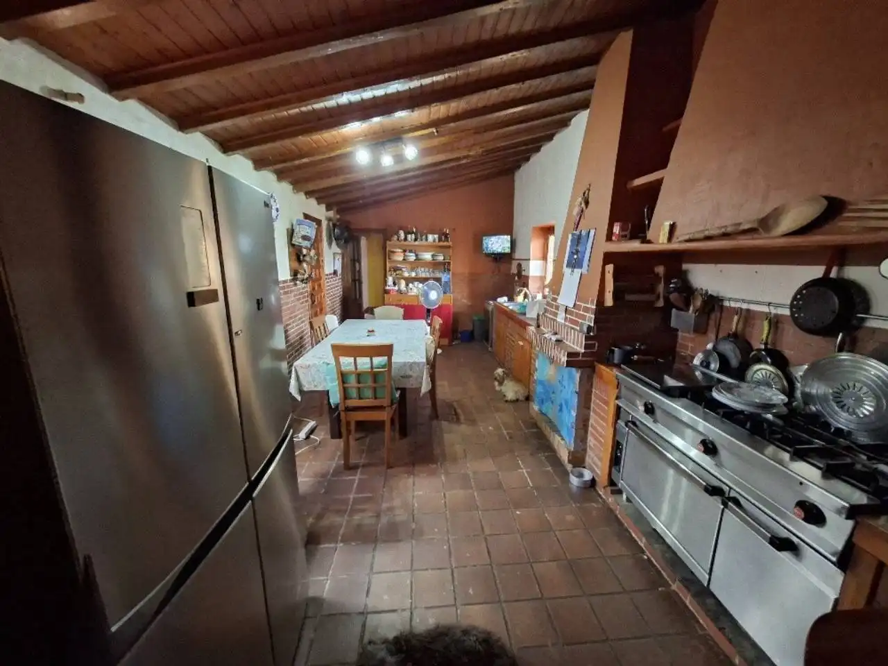 Cuina de Casa o xalet en venda en Cartagena amb Jardí privat