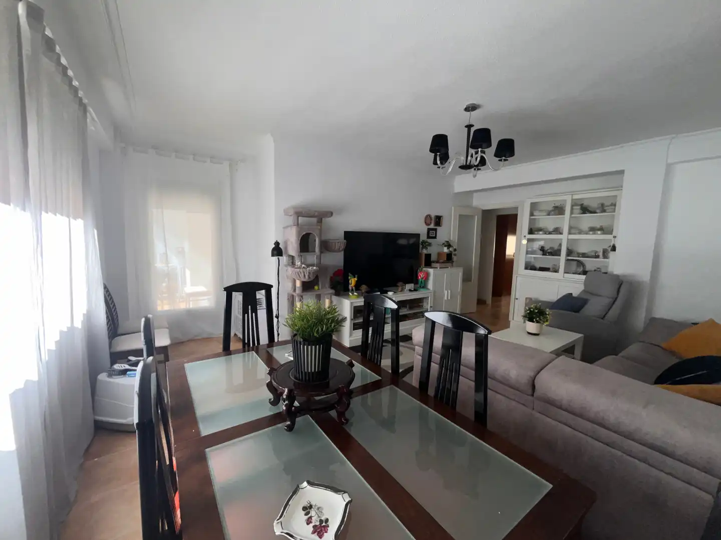 Sala de estar de Piso en venta en Cartagena con Aire acondicionado, Calefacción y Amueblado