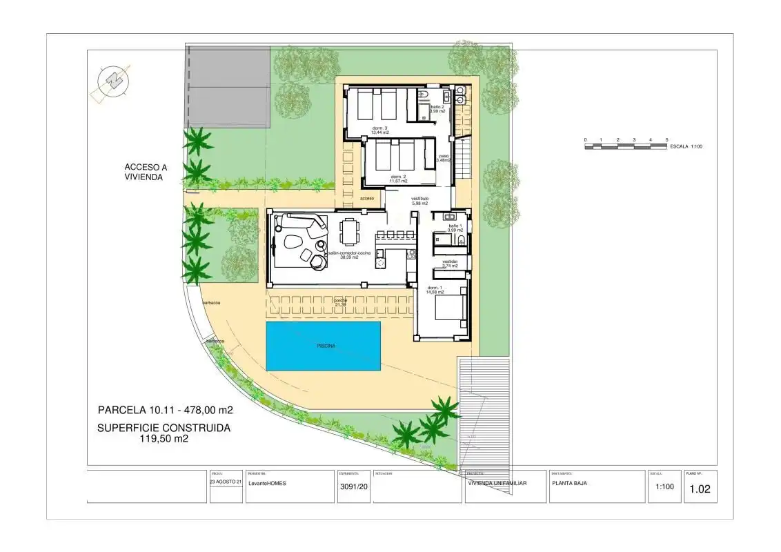 Chalet con piscina en venta en Casco urbano, imagen 21