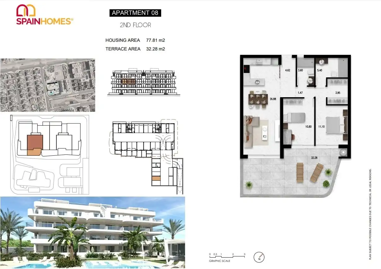 Apartament amb terrassa en venda a Orihuela Costa, imagen 43
