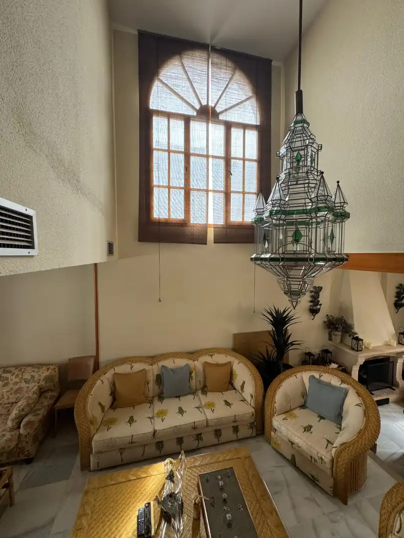 Living room of Houses for sale in Roquetas de Mar  with Air Conditioner, Heating and Private garden