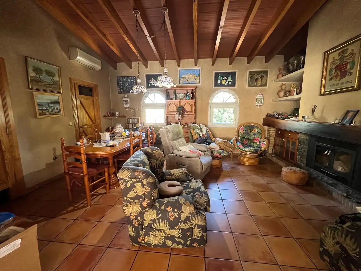 Sala d'estar de Casa o xalet en venda en L'Alfàs del Pi amb Calefacció, Jardí privat i Terrassa
