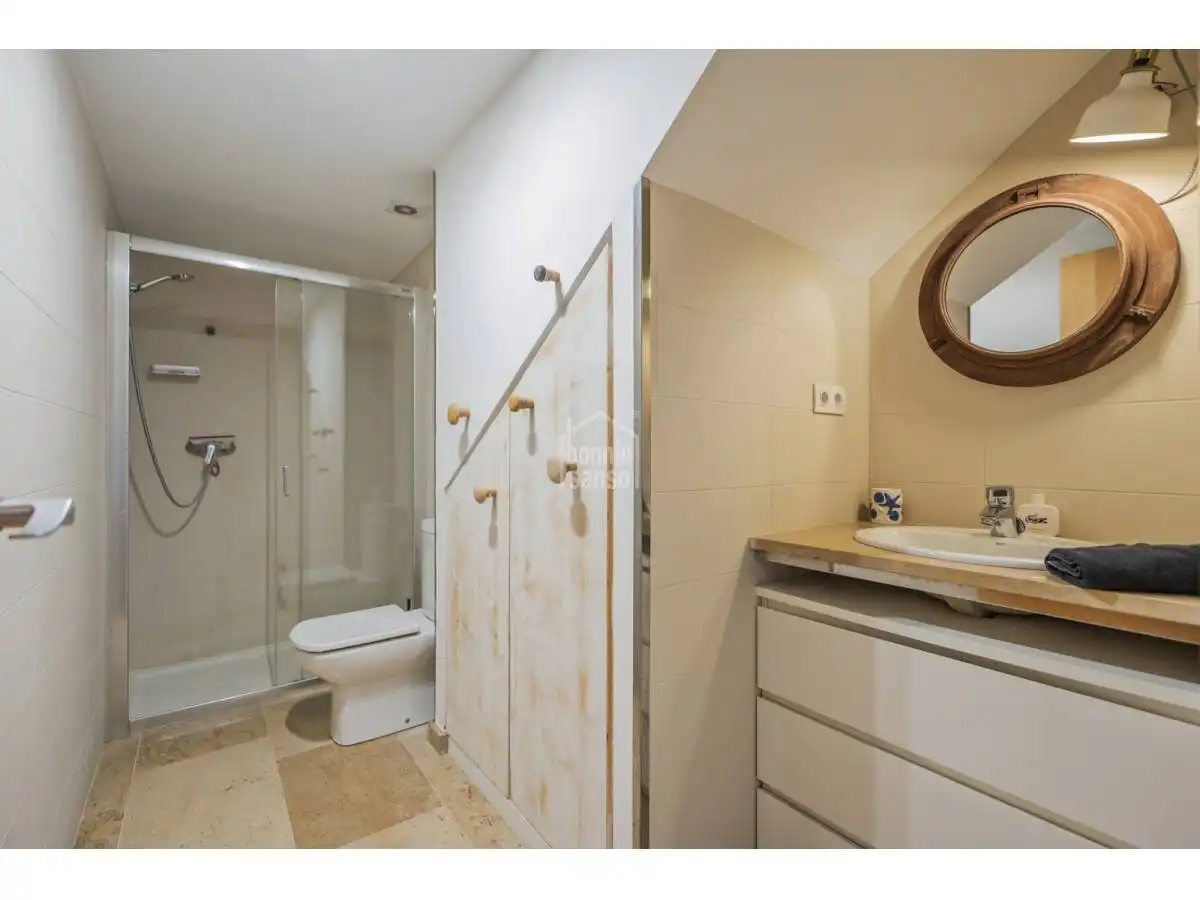 Baño de Apartamento en venta en Ciutadella de Menorca con Calefacción, Terraza y Piscina