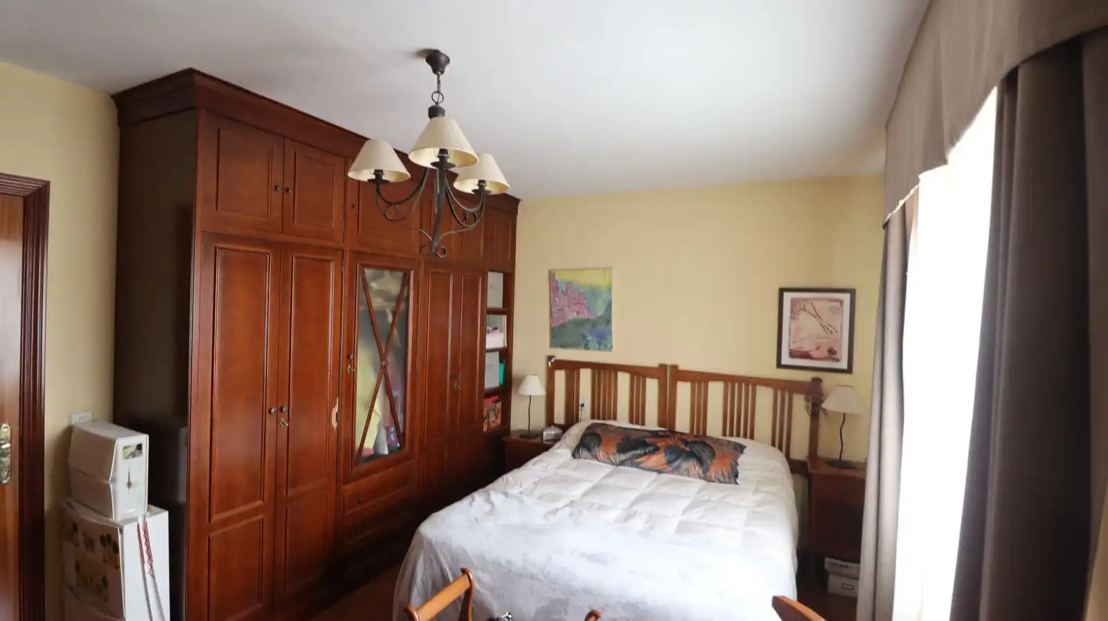 Bedroom of Houses for sale in Badajoz Capital  with Air Conditioner, Heating and Parquet flooring