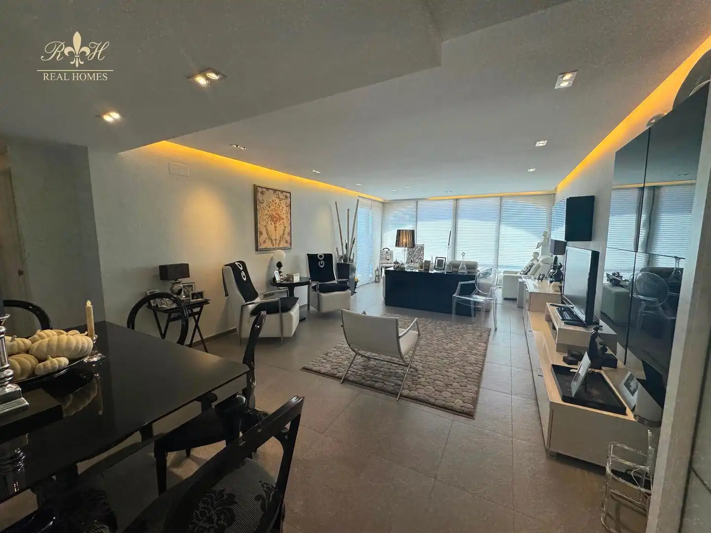 Wohnzimmer von Wohnung zum Verkauf in Altea mit Klimaanlage, Heizung und Terrasse