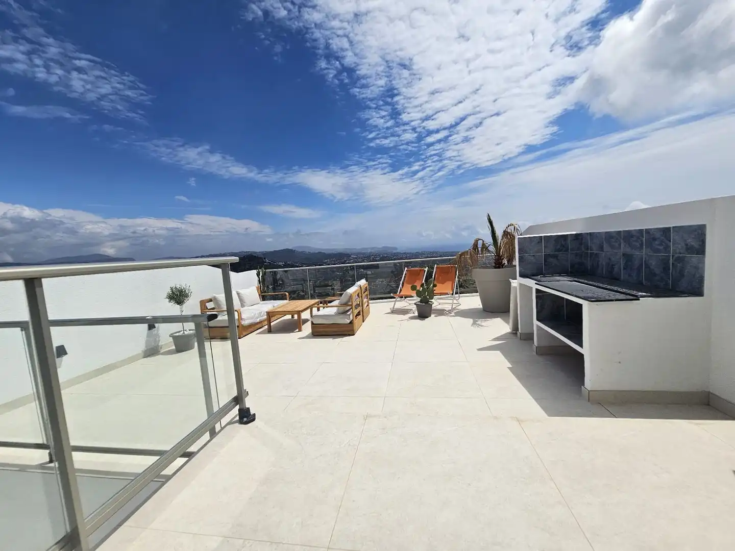 Terraza de Casa adosada en venta en Calpe / Calp con Aire acondicionado, Calefacción y Terraza