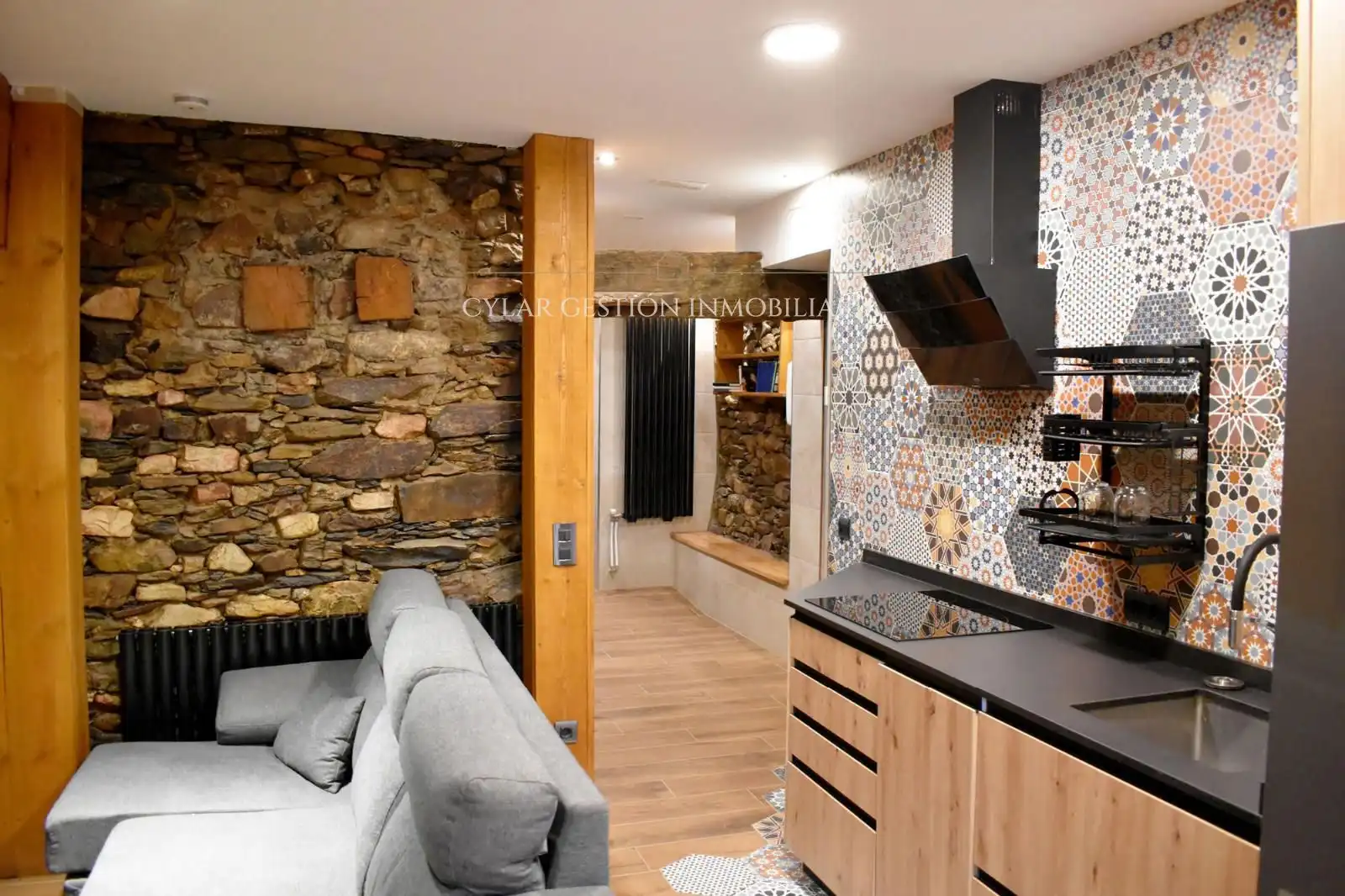 Cocina de Casa o chalet en venta en Garcibuey con Calefacción, Terraza y Amueblado