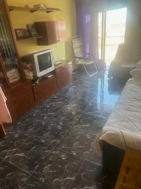 Sala de estar de Piso en venta en Elche / Elx con Amueblado y Balcón