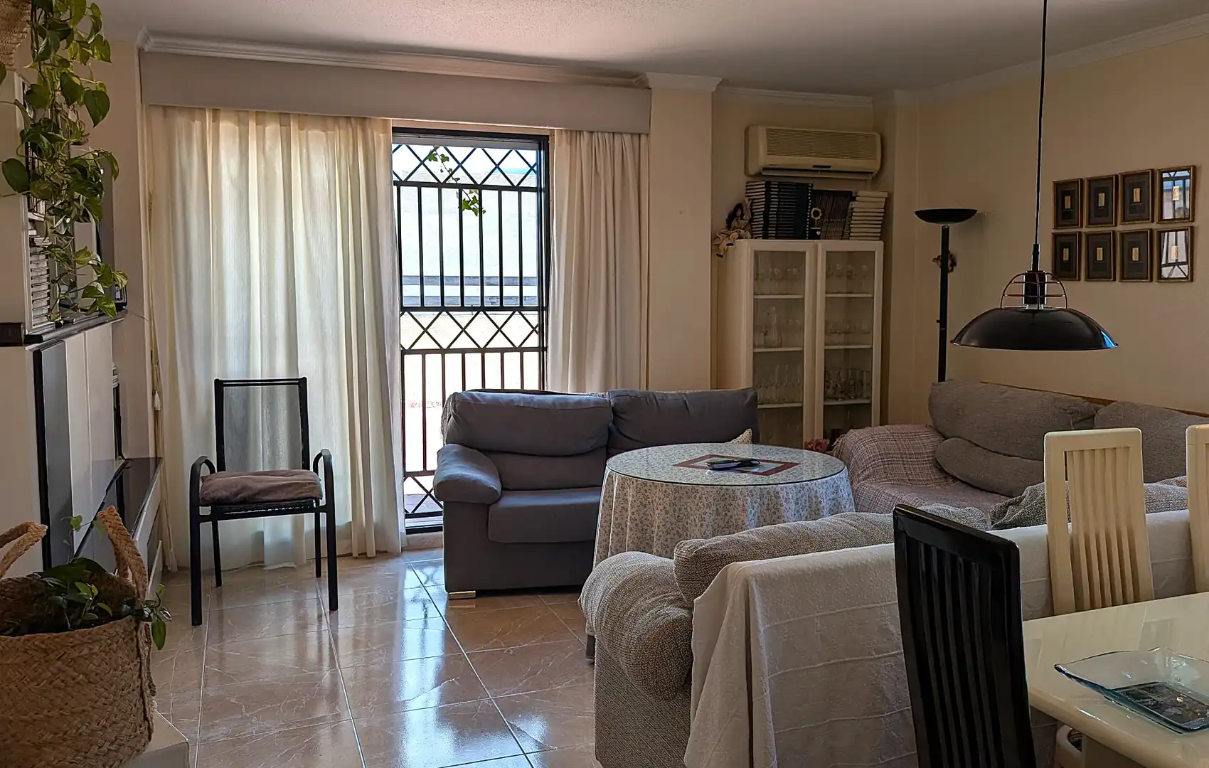 Sala d'estar de Àtic en venda en Totana amb Aire condicionat, Terrassa i Moblat