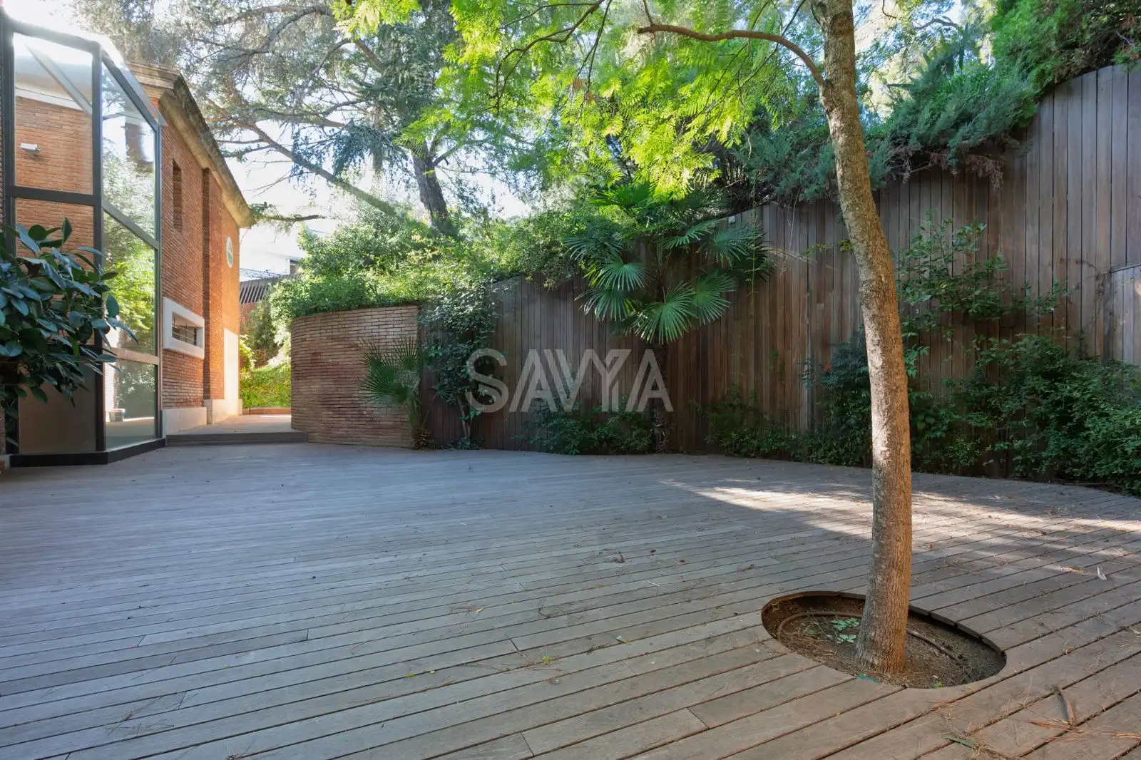 Jardín de Casa o chalet de alquiler en Barcelona con Aire acondicionado, Calefacción y Parquet