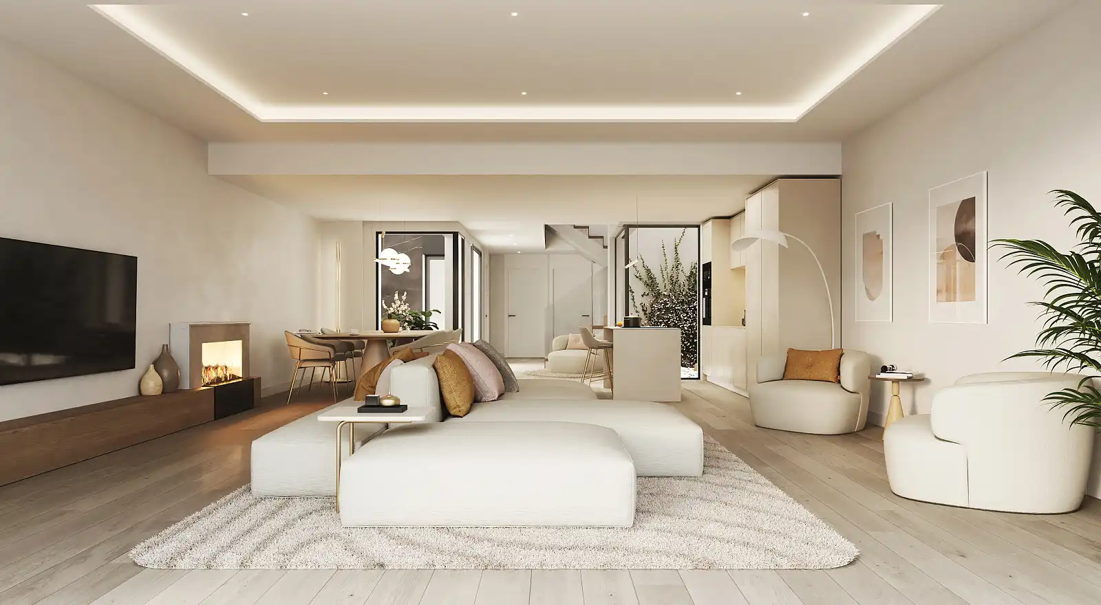 Sala de estar de Casa o chalet en venta en Torrelodones con Aire acondicionado, Jardín privado y Terraza