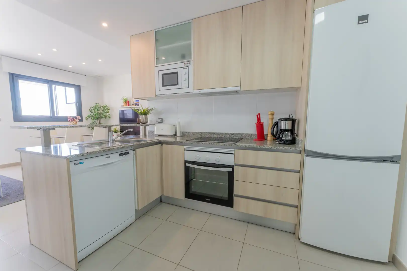 Cocina de Apartamento en venta en Elche / Elx con Calefacción, Terraza y Piscina
