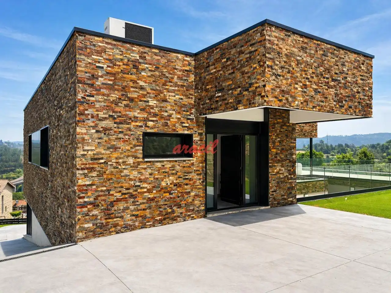 Vista exterior de Casa o xalet en venda en Barbadás amb Calefacció, Jardí privat i Terrassa