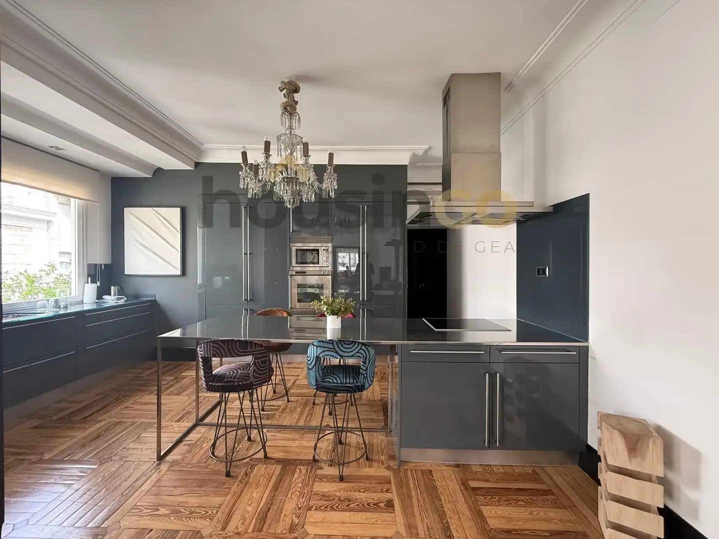 Kitchen of Flat for rent in Madrid  with Heating and Furnished