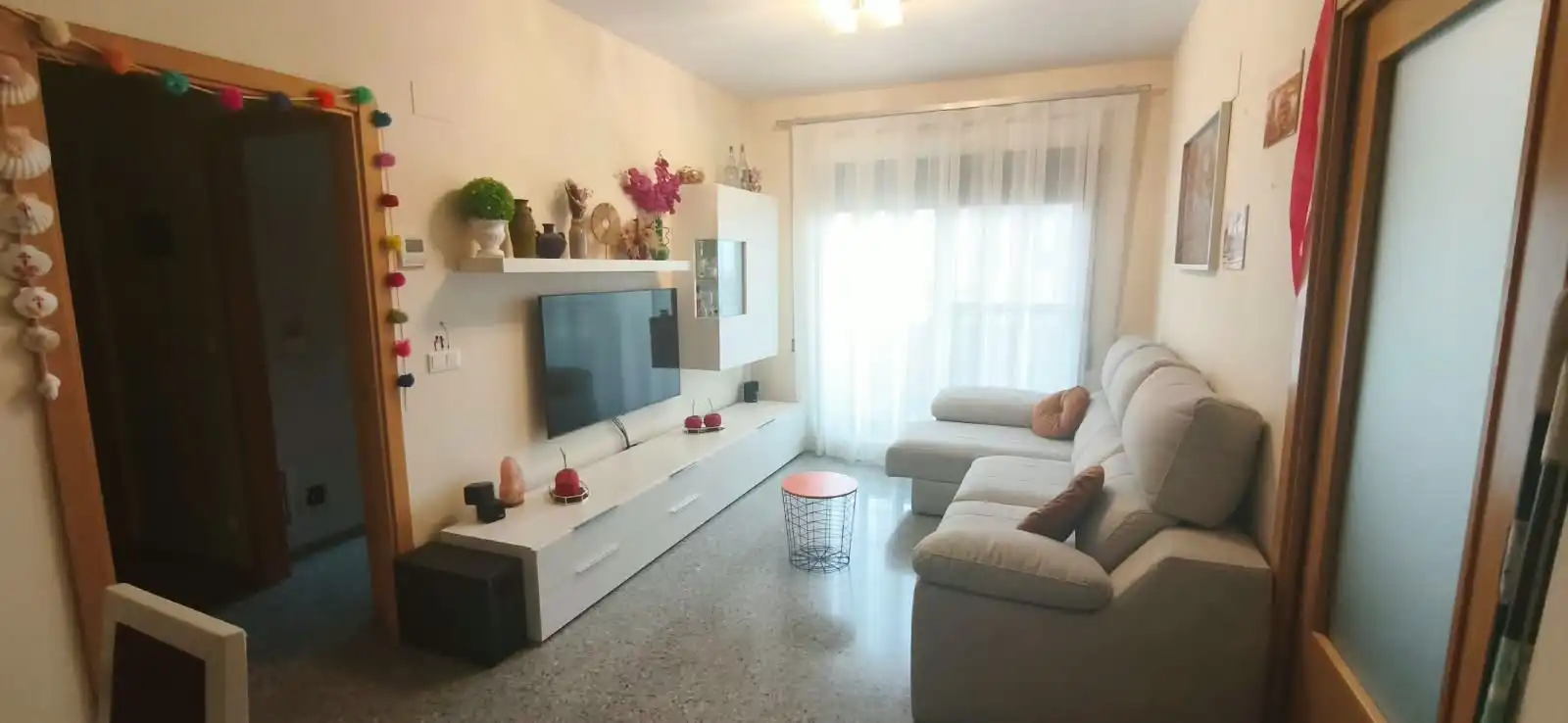 Living room of Flat for sale in Alfafar  with Air Conditioner, Heating and Furnished