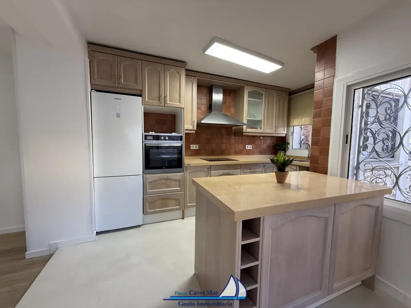 Cocina de Casa adosada en venta en Mont-roig del Camp con Aire acondicionado, Calefacción y Jardín privado