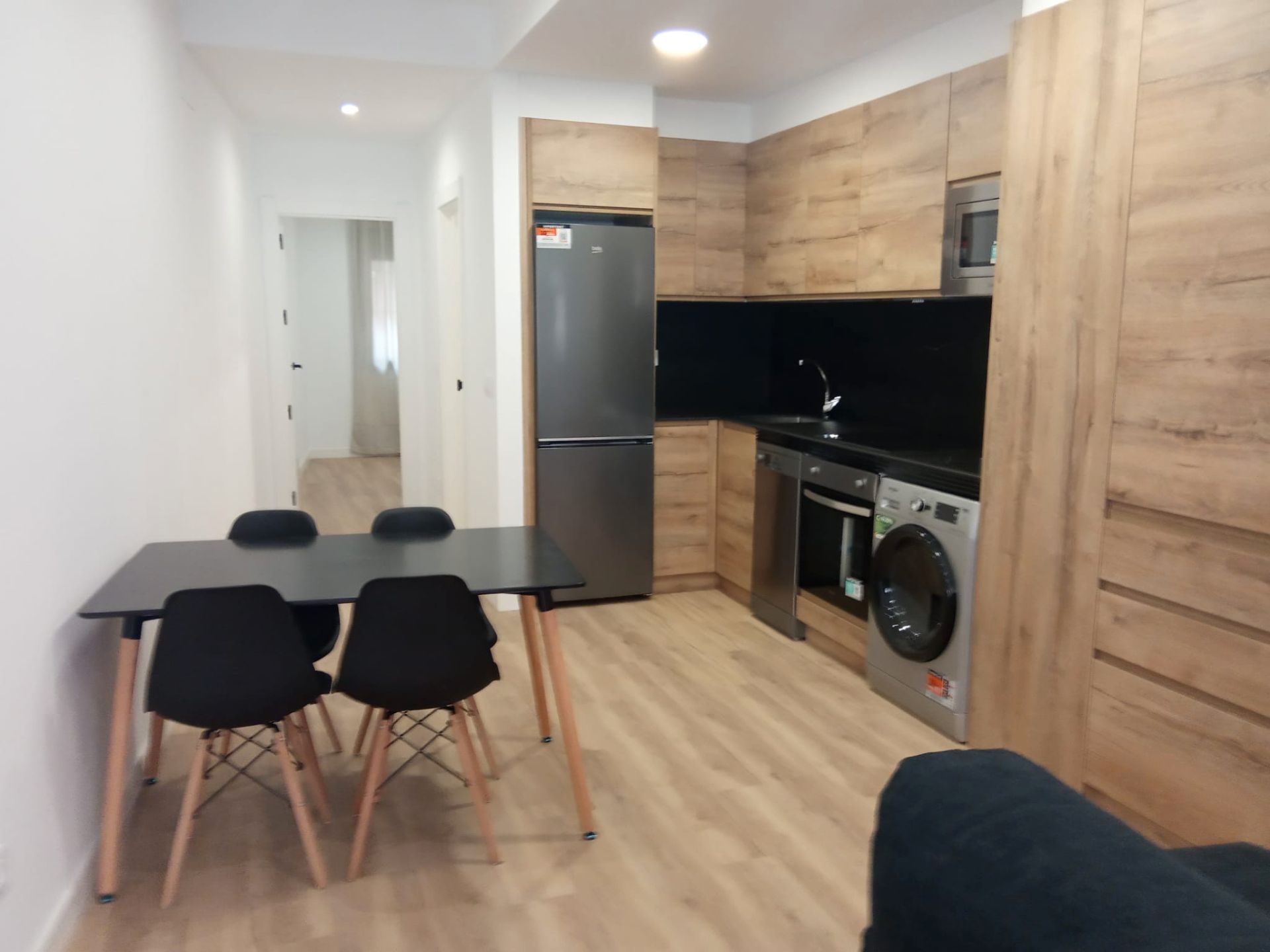 Cocina de Apartamento de alquiler en Santander con Calefacción, Amueblado y Horno