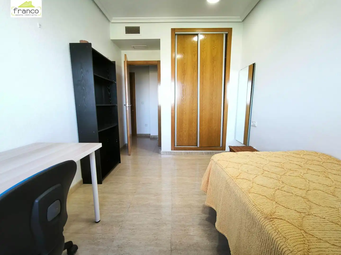 Bedroom of Flat for sale in Murcia  with Air Conditioner, Terrace and Furnished