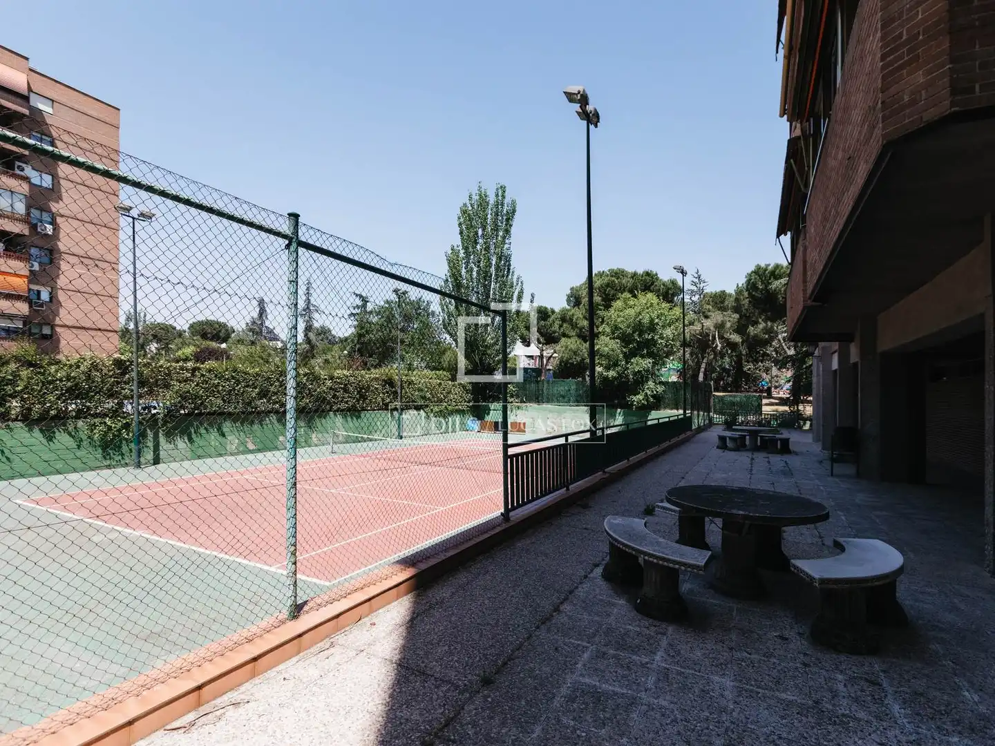 Terrace of Flat for rent in Madrid  with Air Conditioner, Heating and Private garden