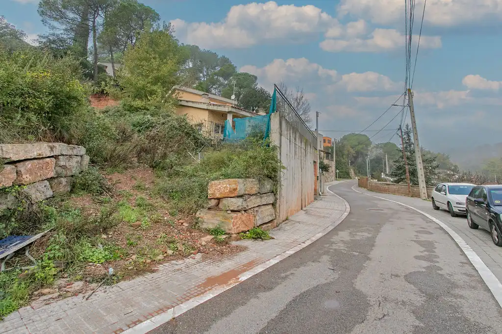 Vista exterior de Casa o xalet en venda en Vacarisses amb Jardí privat