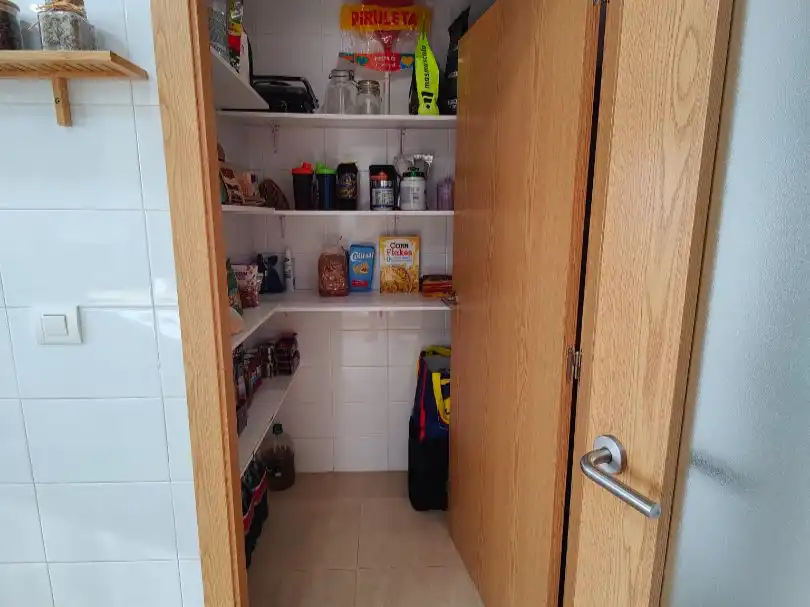 Kitchen of Flat for sale in Badajoz Capital  with Air Conditioner