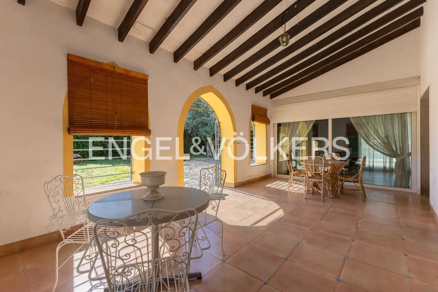 Terrace of Houses for rent in Pedreguer  with Air Conditioner, Heating and Private garden