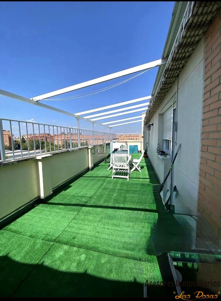 Terrace of Flat for sale in  Madrid Capital  with Air Conditioner, Heating and Parquet flooring