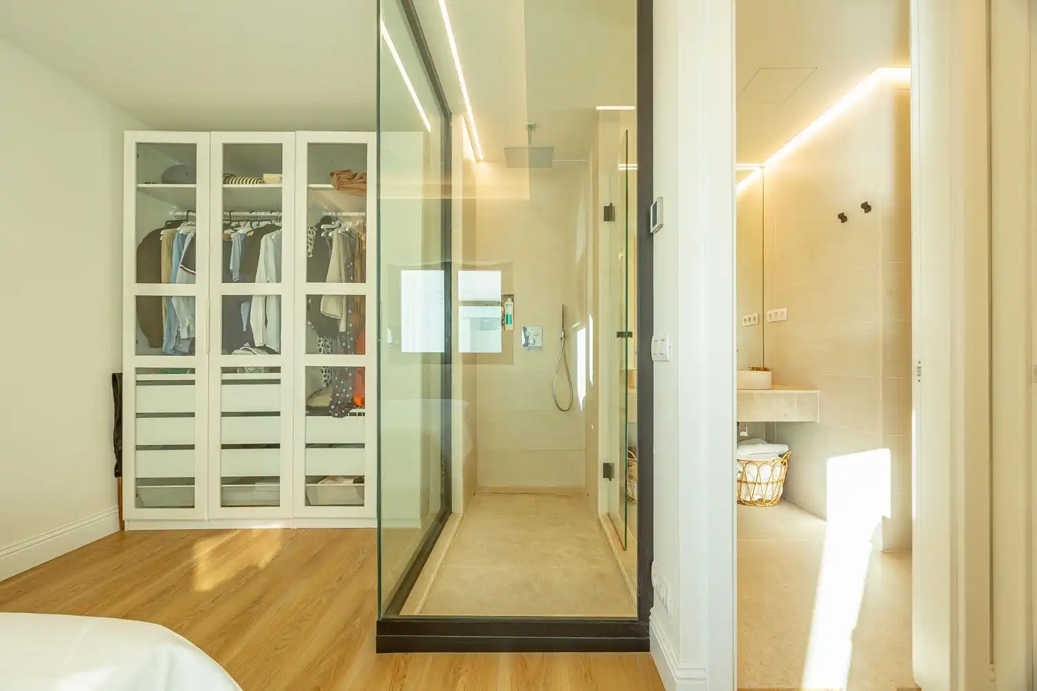 Badezimmer von Dachboden zum Verkauf in Las Palmas de Gran Canaria mit Klimaanlage, Terrasse und Möbliert