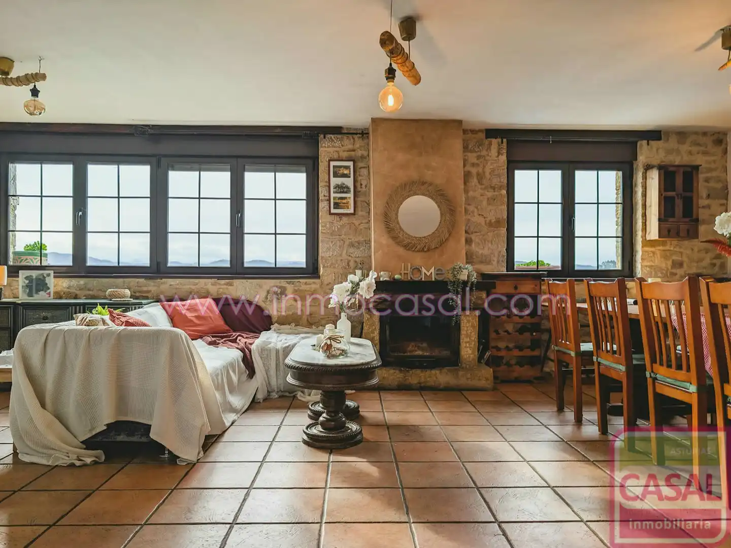 Sala de estar de Casa o chalet en venta en Colunga con Calefacción, Terraza y Trastero