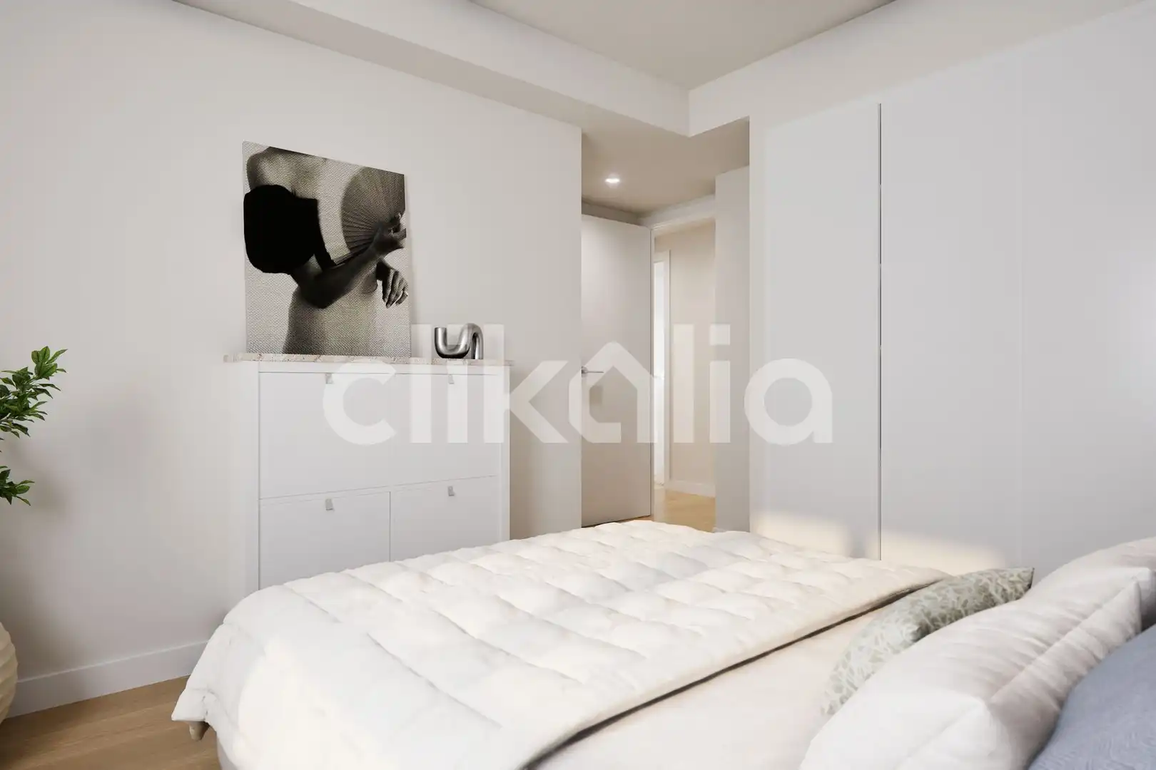 Bedroom of Flat for sale in Madrid  with Air Conditioner, Heating and Terrace