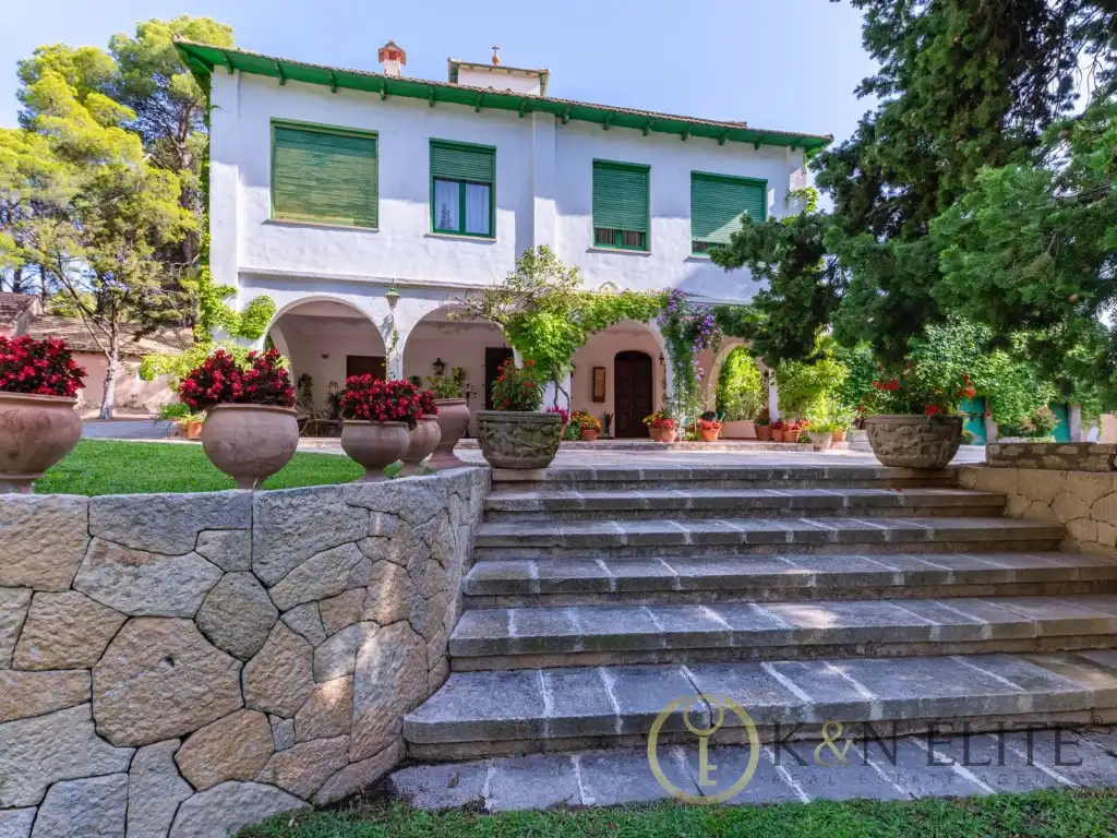 Vista exterior de Casa o chalet en venta en Ibi con Jardín privado y Piscina