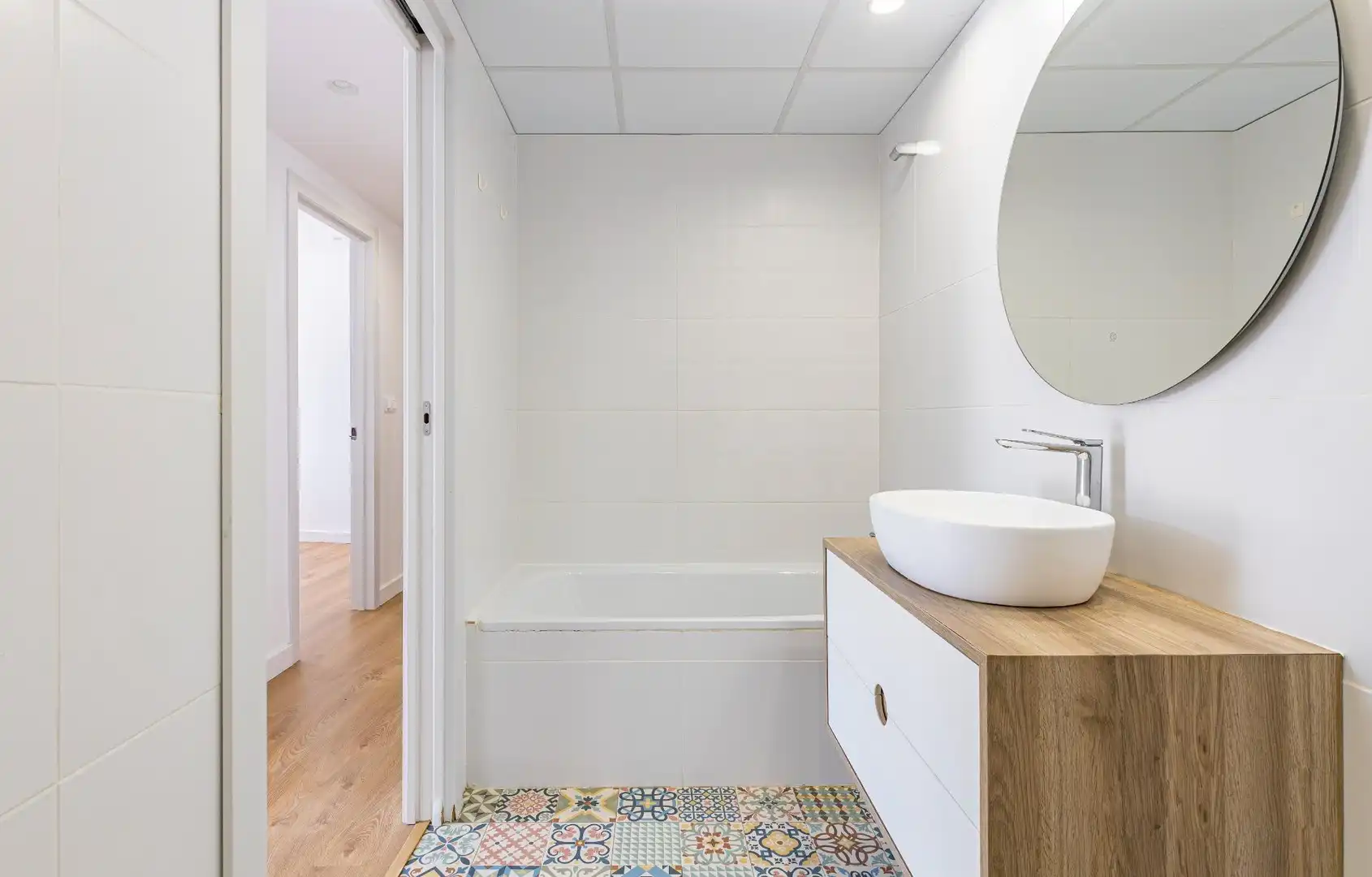 Baño de Piso de alquiler en Murcia con Aire acondicionado y Terraza