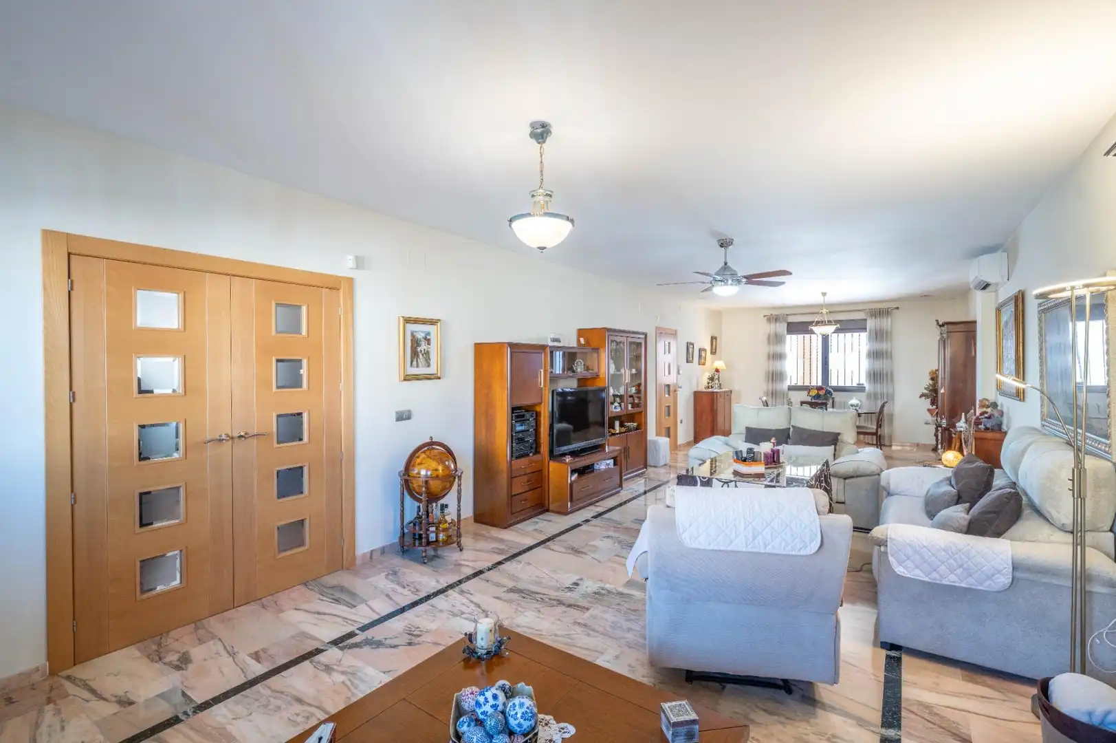 Sala de estar de Casa o chalet en venta en Albolote con Aire acondicionado, Calefacción y Terraza
