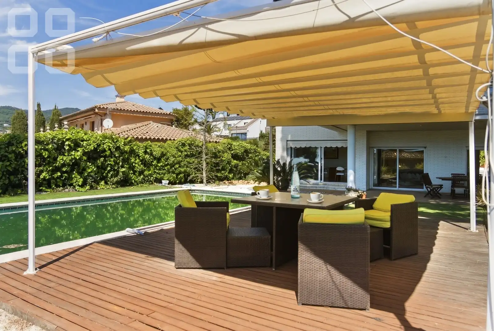 Terraza de Casa o chalet en venta en Caldes d'Estrac con Calefacción, Jardín privado y Terraza