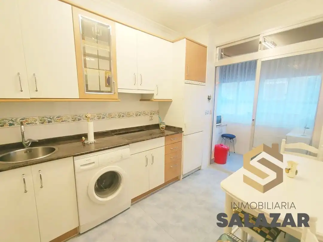Kitchen of Flat for sale in Bilbao   with Heating, Terrace and Balcony