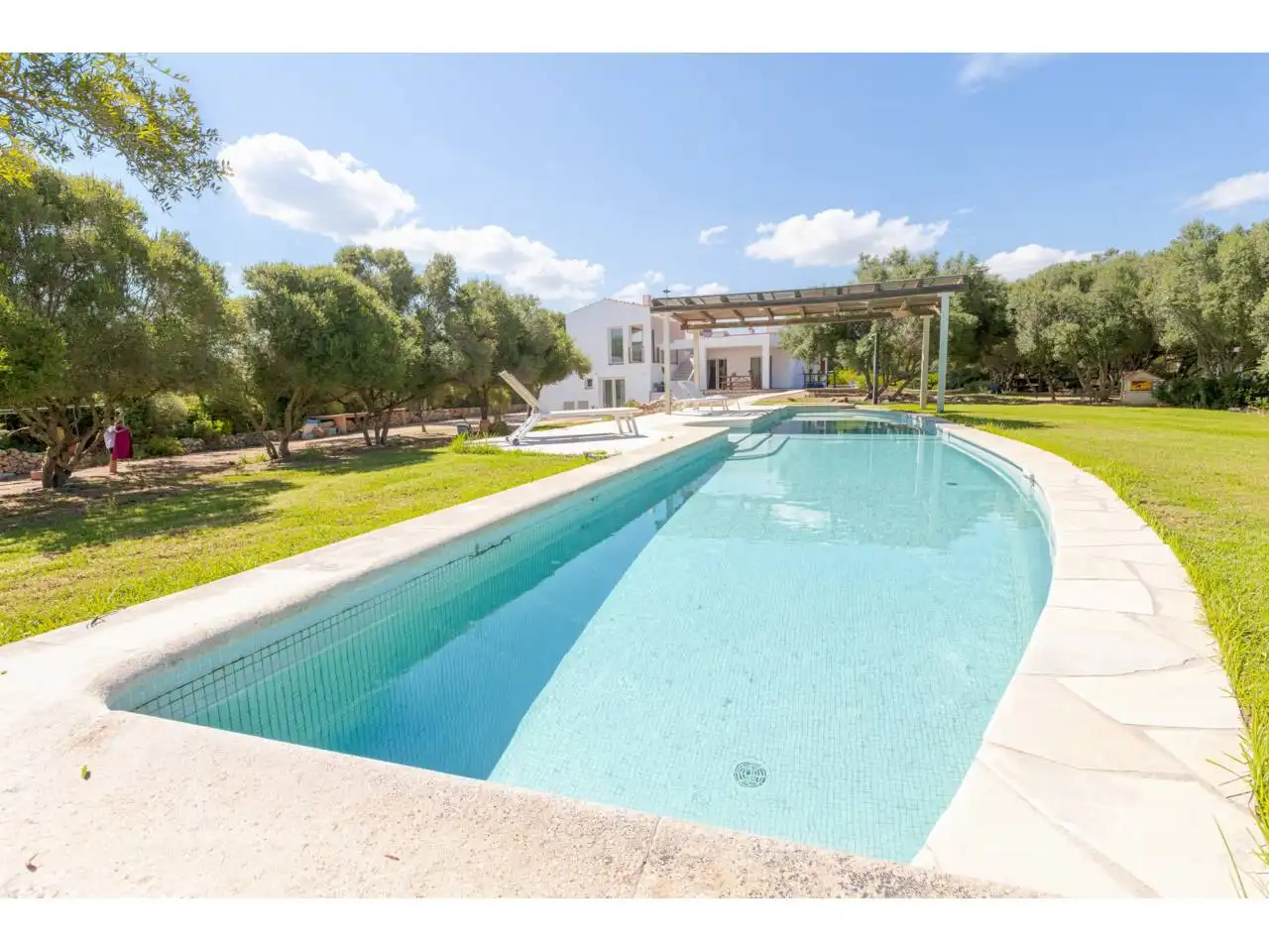 Piscina de Finca rústica en venda en Ciutadella de Menorca amb Calefacció, Jardí privat i Terrassa