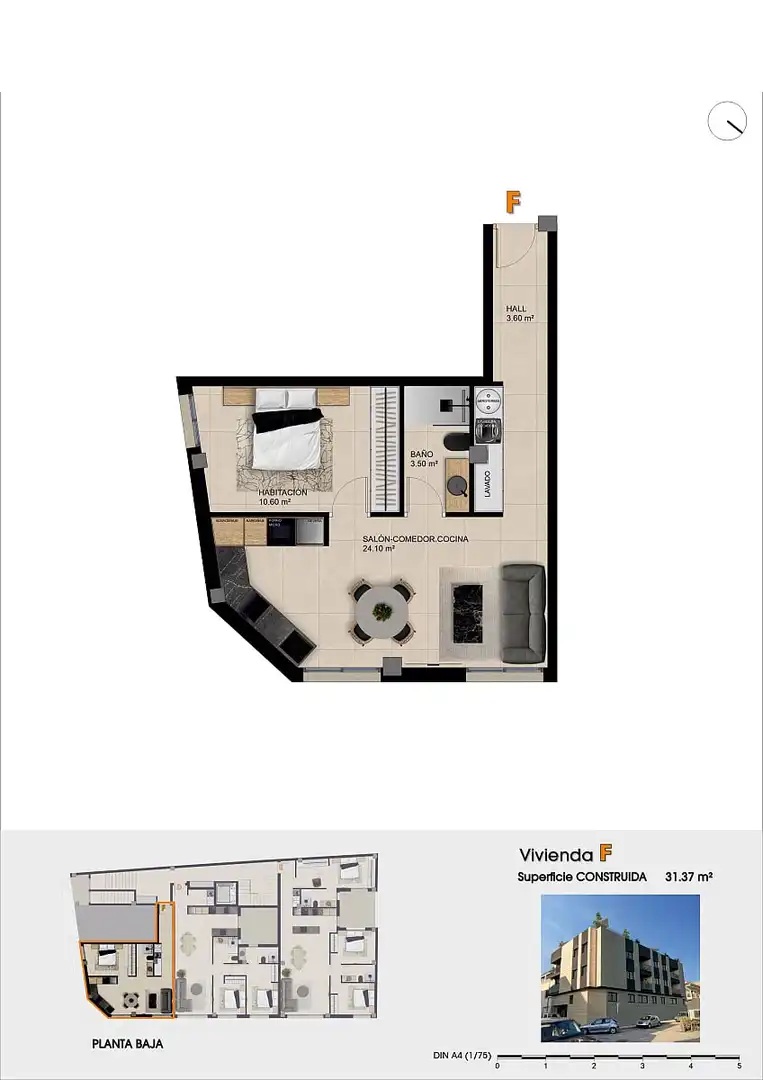 Appartement compact avec terrasse à vendre à Catral, imagen 14