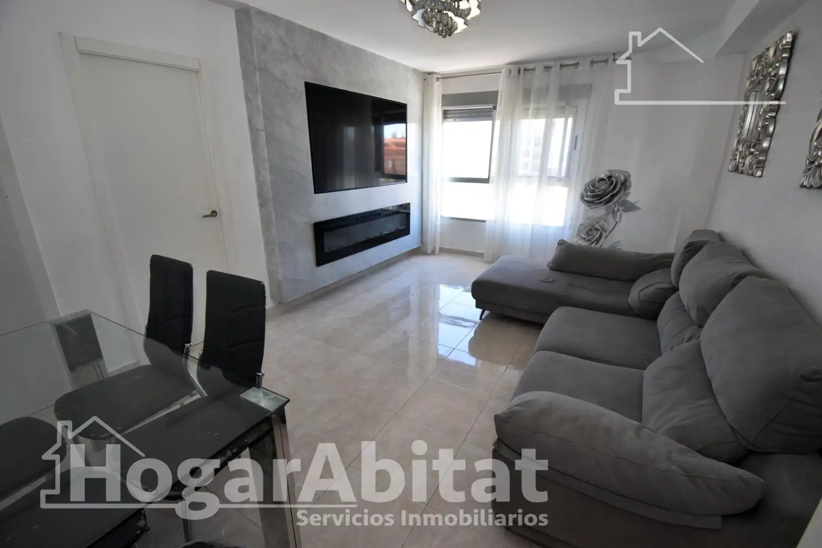 Sala de estar de Piso en venta en Castellón de la Plana / Castelló de la Plana con Aire acondicionado