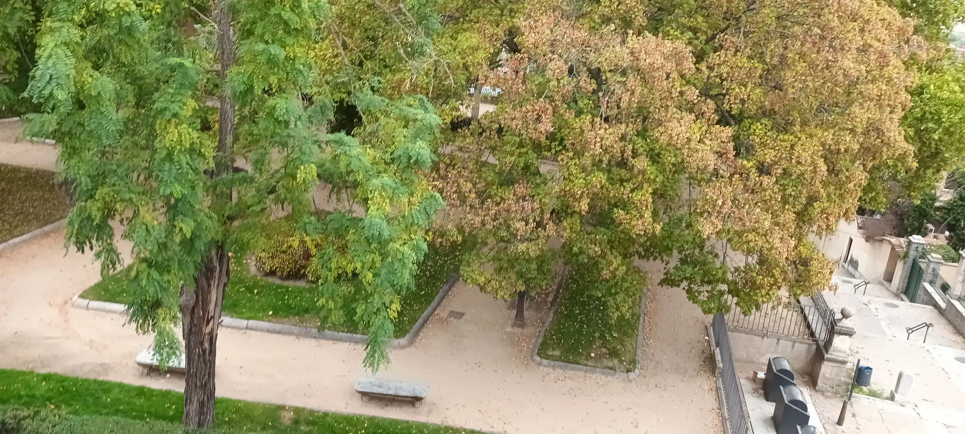 Garten von Maisonette zur Miete in Segovia mit Klimaanlage, Heizung und Parkett