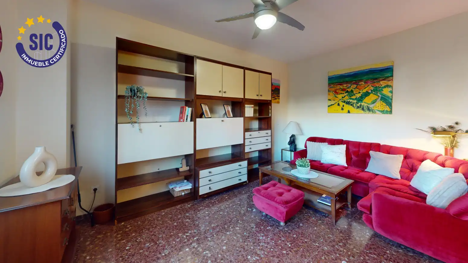 Sala de estar de Piso en venta en Valencia con Calefacción y Amueblado