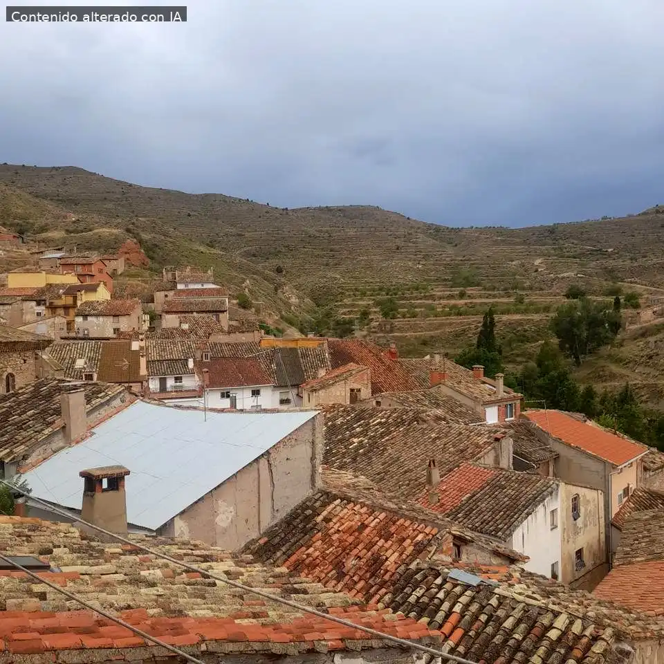 Vista exterior de Casa adosada en venta en Cascante del Río con Calefacción, Terraza y Balcón