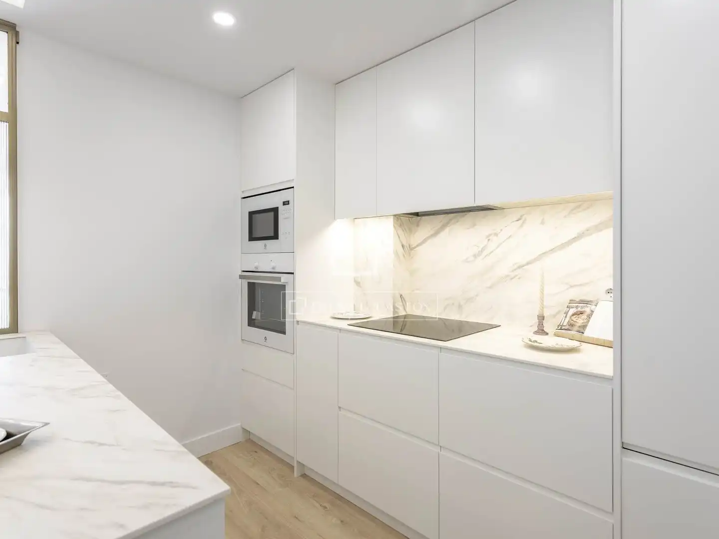 Kitchen of Flat for rent in Madrid  with Air Conditioner and Furnished