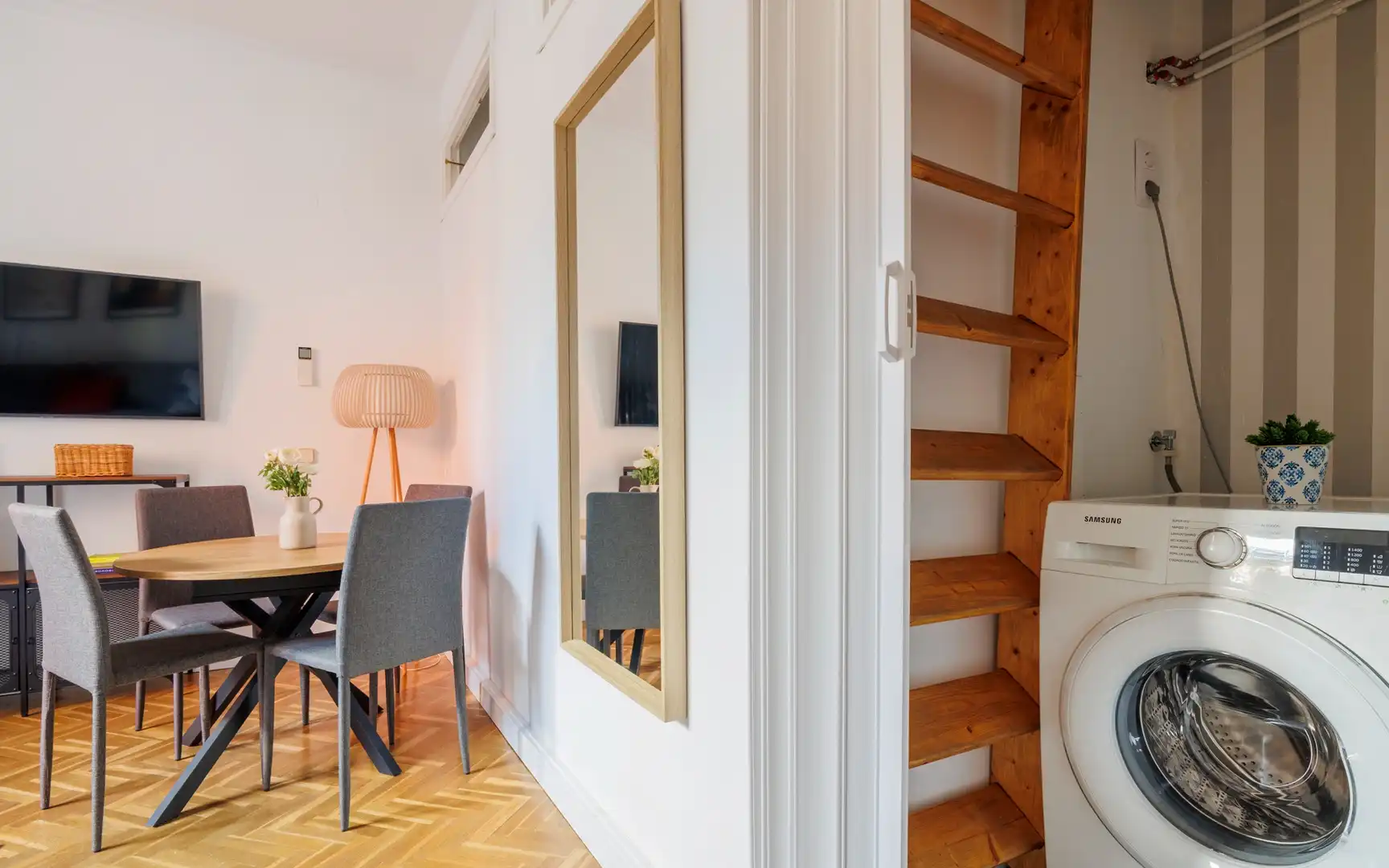 Habitación de Piso de alquiler en Madrid con Aire acondicionado, Calefacción y Amueblado