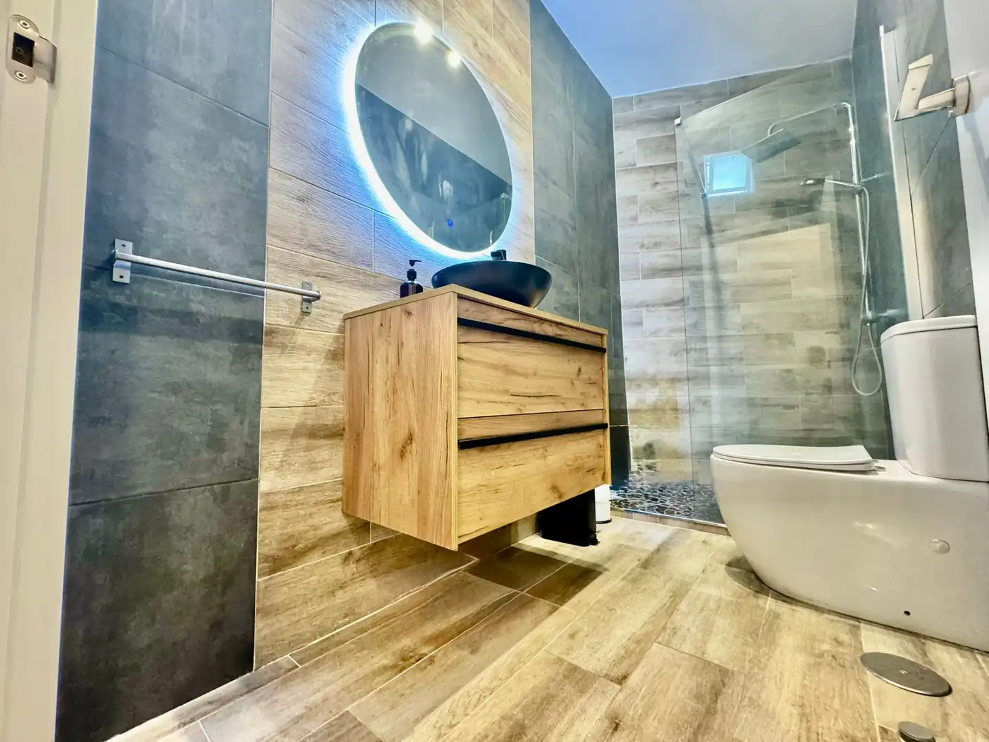 Bany de Casa o xalet en venda en Mijas amb Aire condicionat, Jardí privat i Terrassa