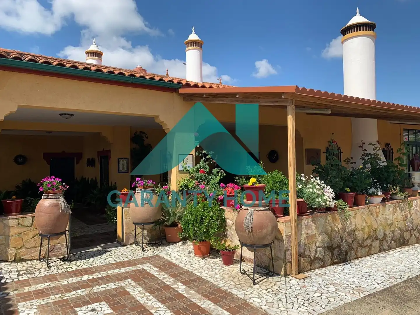 Jardí de Casa o xalet en venda en Almoharín amb Aire condicionat, Calefacció i Jardí privat