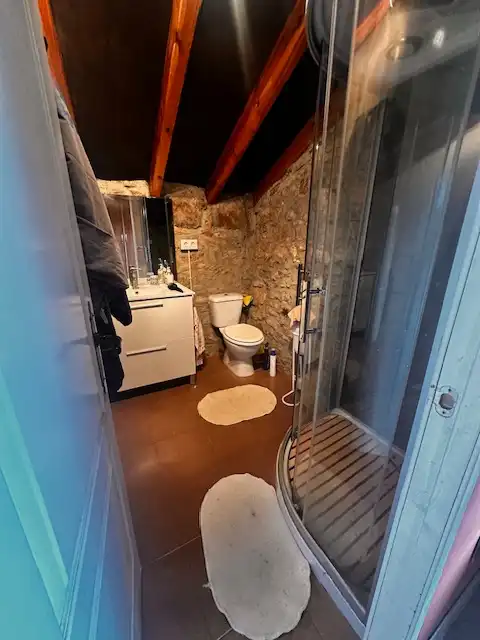 Baño de Casa adosada en venta en Candamo con Calefacción, Jardín privado y Terraza