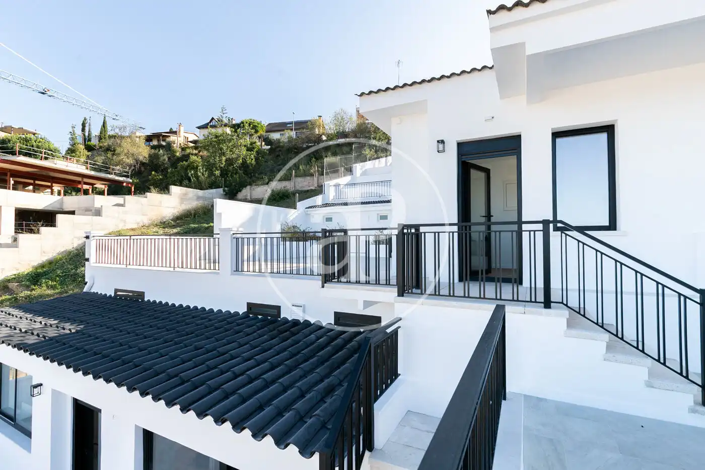 Terrassa de Casa o xalet en venda en Esplugues de Llobregat amb Calefacció, Jardí privat i Terrassa