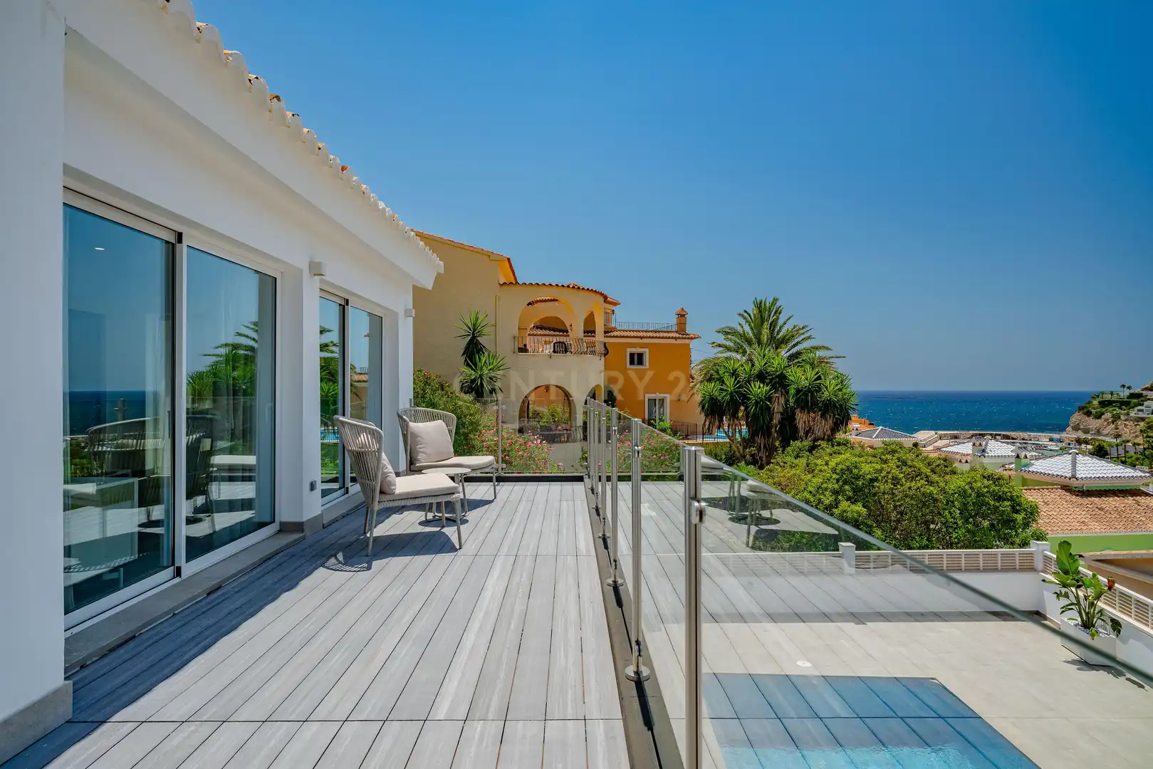 Terrassa de Apartament en venda en Calpe / Calp amb Aire condicionat, Jardí privat i Traster