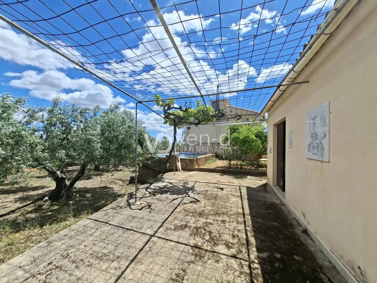 Jardín de Casa o chalet en venta en Enguera con Aire acondicionado, Calefacción y Jardín privado